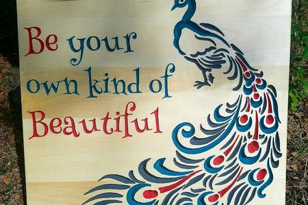 BE BEAUTIFUL PEACOCK