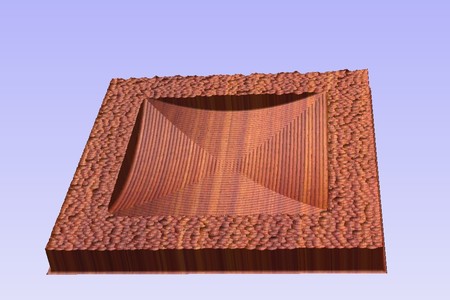 TEXTURED AND FLUTED TRAY