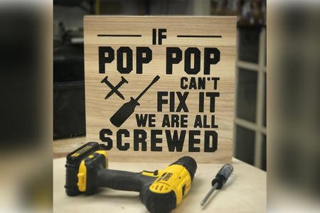 SCREWED SIGN