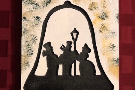 CHRISTMAS SIGN - CAROLERS