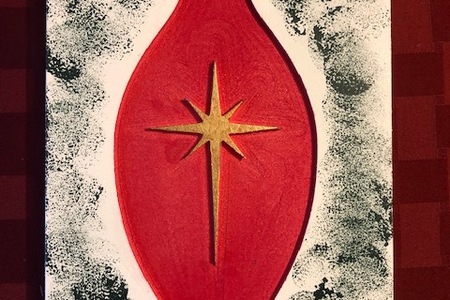 CHRISTMAS SIGN - BULB DECORATION