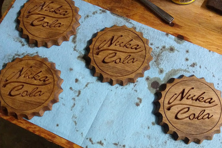 NUKA COLA BOTTLE CAP COASTER