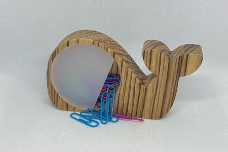 WHALE PAPERCLIP HOLDER