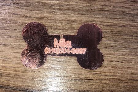 BRASS DOG TAG