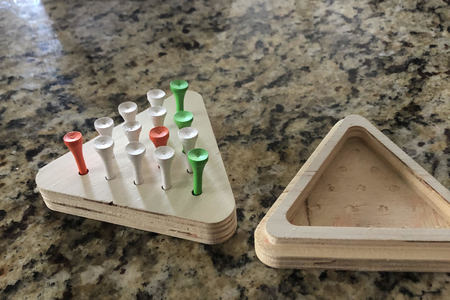 PEG SOLITAIRE BOX