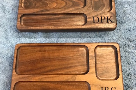 MONOGRAMMED VALET TRAY