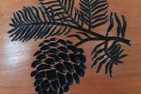 PINE CONE COASTERS/WALL ART