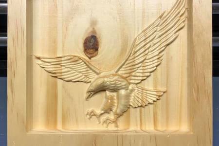 3D EAGLE CARVE