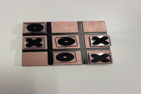 ROSE GOLD TIC TAC TOE