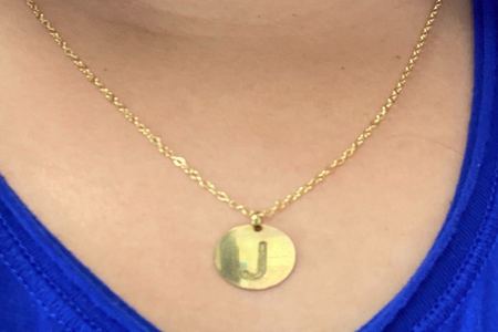INITIAL NECKLACE CHARM