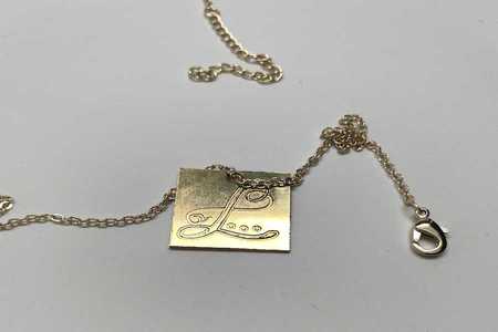 MONOGRAM CHARM