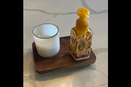 SOAP & CANDLE COUNTER CADDY