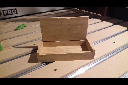 A $3 DOLLAR BOX WITH HINGED LID